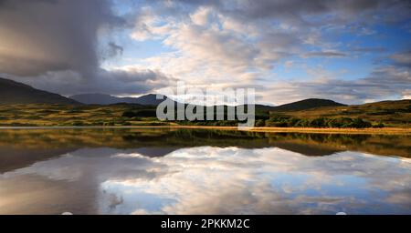 Loch Tulla, Rannoch Moor, Highlands, Scozia, Regno Unito, Europa Foto Stock