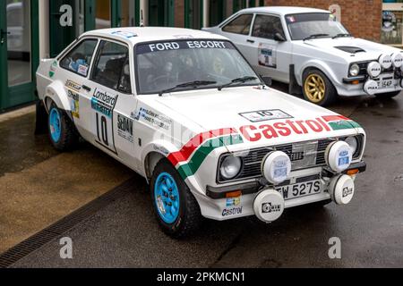 1979 Ford Escort ‘WTW 527S’ in mostra alla Motorsport Assembly tenutasi al Bicester Heritage Centre il 26th marzo 2023. Foto Stock