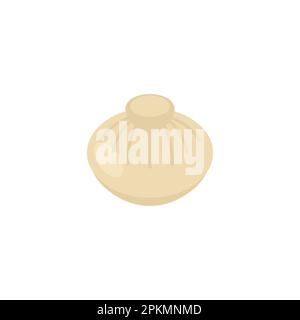 Gnocchi cinesi isolati. Illustrazione di Food Vector Illustrazione Vettoriale