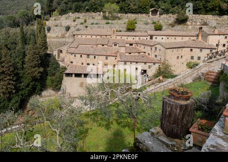 Convento de le celle a Cortona, Italia Foto Stock