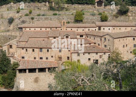 Convento de le celle a Cortona, Italia Foto Stock