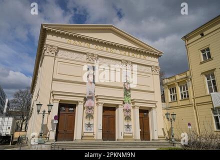 Maxim-Gorki-teatro, Am Festungsgraben, nel quartiere Mitte di Berlino, Deutschland Foto Stock