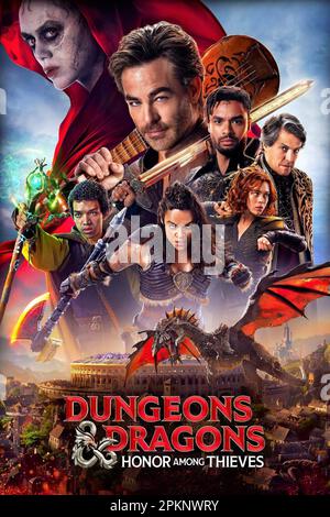 DUNGEONS & DRAGONS: HONOR AMONG THIEVES (2023), DIRETTO DA JOHN FRANCIS DALEY E JONATHAN M. GOLDSTEIN. Credit: FOTO DI PARAMOUNT / Album Foto Stock