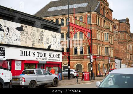 L'estremità orientale di Glasgow fuori dalla strada di Londra, vicino a Barras, Scozia centrale, Regno Unito Foto Stock