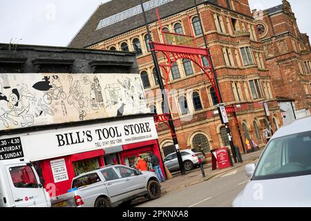 L'estremità orientale di Glasgow fuori dalla strada di Londra, vicino a Barras, Scozia centrale, Regno Unito Foto Stock