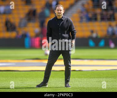 Wolverhampton, Regno Unito. 08th Apr, 2023. 08 Apr 2023 - Wolverhampton Wanderers / Chelsea - Premier League - Molineux Stadium. - Frank Lampard, direttore ad interim del Chelsea durante la partita della Premier League allo stadio Molineux di Wolverhampton. Picture Credit: Mark Pain / Alamy Live News Foto Stock