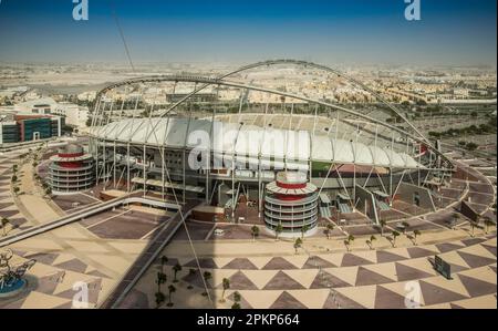 Khalifa International Stadium, Aspire zone, Sports Park, Doha, Emira, Qatar, Asia Foto Stock