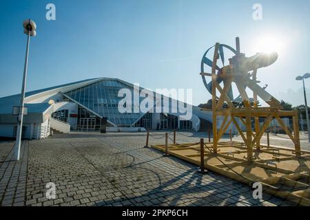 Oceanopolis, acquario marino, museo, Brest, Bretagna, Francia, Europa Foto Stock