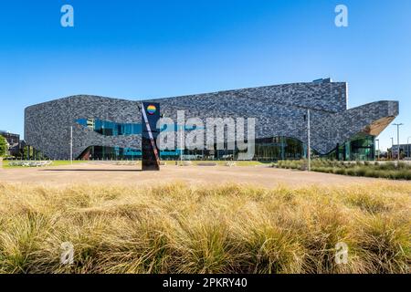 29 dicembre 2022: Christchurch, Canterbury, Nuova Zelanda - te Pae Convention Centre, una parte centrale della ricostruzione di Christchurch dopo il... Foto Stock