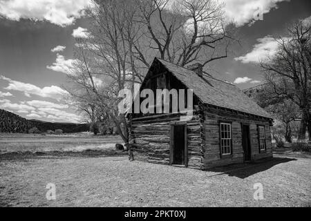 Boyhood casa di But h Cassidy a Circleville, Utah Foto Stock