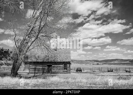 Boyhood casa di But h Cassidy a Circleville, Utah Foto Stock