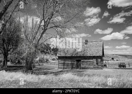 Boyhood casa di But h Cassidy a Circleville, Utah Foto Stock