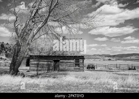 Boyhood casa di But h Cassidy a Circleville, Utah Foto Stock