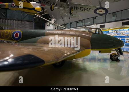 Gloster Meteor F8 al RAF Museum di Londra Foto Stock