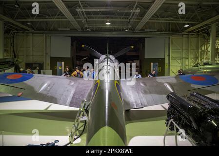 Spitfire MKV al RAF Museum di Londra Foto Stock