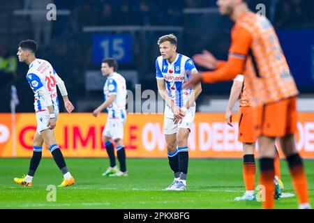 08-04-2023: Sport: Heerenveen / Volendam HEERENVEEN, PAESI BASSI - APRILE 8: Sydney van Hooijdonk (SC Heerenveen) durante la partita di Eredivie tra Foto Stock