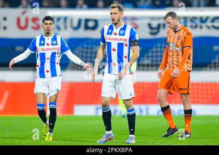 08-04-2023: Sport: Heerenveen contro Volendam HEERENVEEN, PAESI BASSI - APRILE 8: Pawel Bochniewicz (SC Heerenveen) durante la partita di Eredivie tra SC Foto Stock