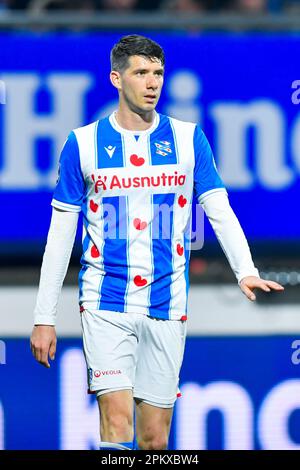 08-04-2023: Sport: Heerenveen contro Volendam HEERENVEEN, PAESI BASSI - APRILE 8: Pelle van Amsersfoort (SC Heerenveen) durante la partita di Eredivie tra Foto Stock