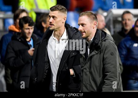 08-04-2023: Sport: Heerenveen / Volendam HEERENVEEN, PAESI BASSI - APRILE 8: Portiere Andries Noppert (SC Heerenveen) durante la partita Eredivie BE Foto Stock