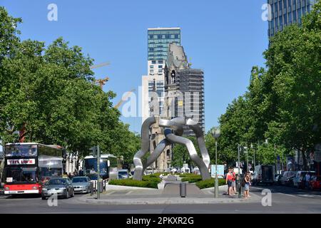 Kaiser Wilhelm Memorial Church, Tauentzien, Charlottenburg, Berlino, Germania Foto Stock