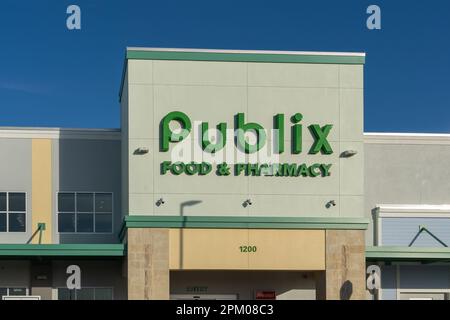 Uno dei negozi Publix di Orlando, Florida, USA. Foto Stock