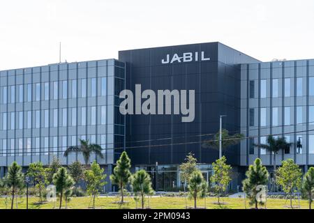 Sede centrale di Jabil a St. Petersburg, FL, USA. Foto Stock