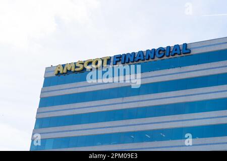 Amscot Financial, sede centrale a Tampa, Florida, USA. Foto Stock