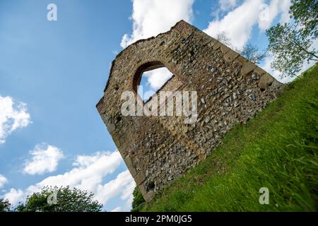 St James Chiesa rovina, Bix Foto Stock