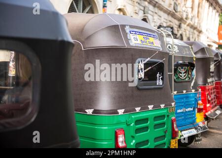 Tuk tuk, Kandy, Sri Lanka Foto Stock