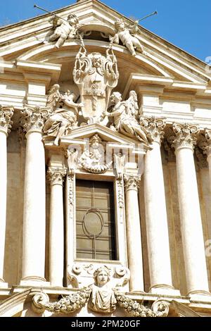 San Vincenzo e Anastasio a Trevi, è una chiesa barocca costruita tra il 1646 e il 1650, situata a Roma, in Italia, in Europa Foto Stock