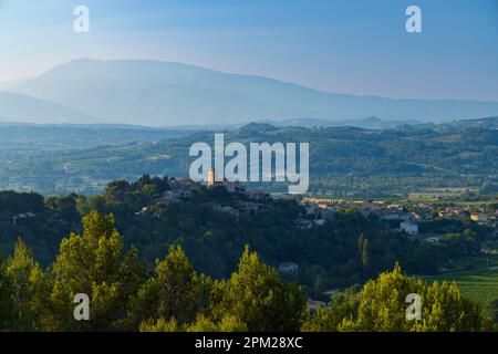 Villaggio Vinsobres in Drome Dipartimento, Provenza, Francia Foto Stock