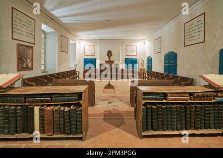 Francia, Gers, Boulaur, abbazia cistercense di San Marie, la sala capitolare Foto Stock