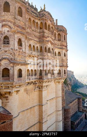 India, Rajasthan state, Jodhpur, Fort Mehrangarh Foto Stock