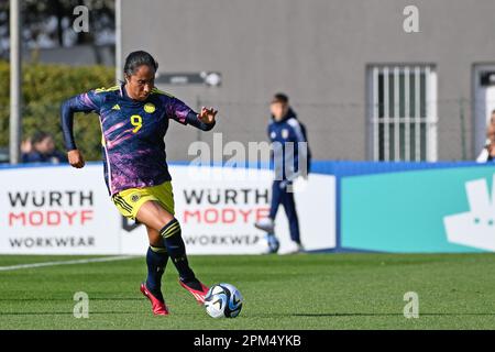 Stadio tre Fontane, Roma, Italia. 11th Apr, 2023. International Womens Football friendly, Italia contro Colombia; Marya Ramirez della Colombia Credit: Action Plus Sports/Alamy Live News Foto Stock