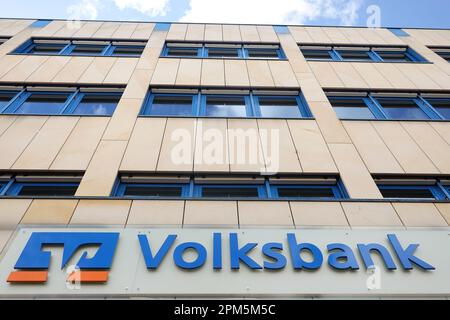 Filiale der Volksbank Rhein-Erft-Köln - Symbolbild, Nordrhein-Westfalen, Deutschland, Brühl Foto Stock