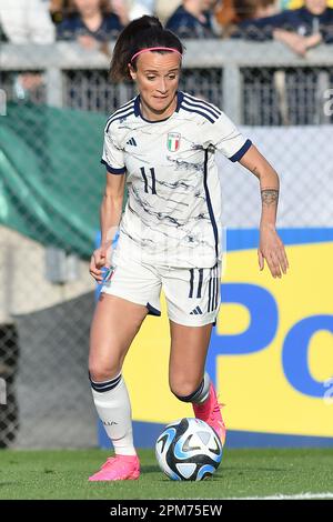 Roma, Lazio. 11th Apr, 2023. Barbara Bonansea d'Italia durante la partita di calcio femminile Italia contro Colombia, Roma, Italia, 11st aprile 2023 Fotografo01 Credit: Independent Photo Agency/Alamy Live News Foto Stock