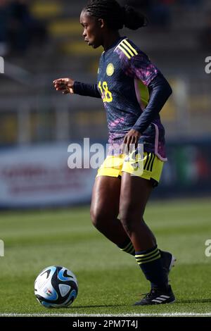 Roma, Italia. 11th Apr, 2023. ROMA, Italia - 11.04.2023: In azione nel corso di amichevole women.football match tra ITALIA vs COLOMBIA allo stadio tre Fontane di Roma. Credit: Independent Photo Agency/Alamy Live News Foto Stock