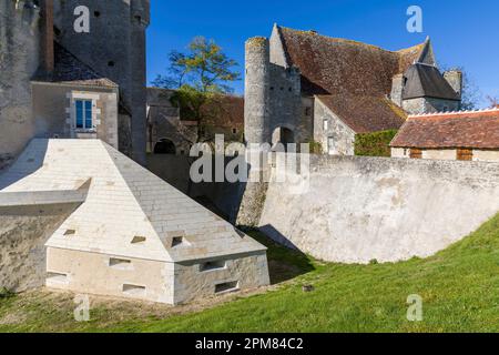 Francia, Indre et Loire, il caponiere visto dall'esterno Foto Stock