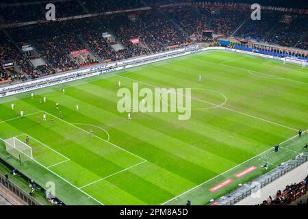 Italia, Lombardia, Milano, Stadio Giuseppe Meazza (o Stadio San Siro), Serie Una partita di calcio tra AC Milano e Torino Foto Stock