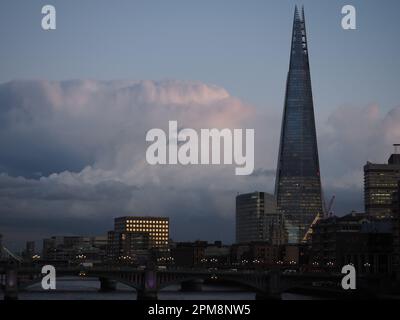 The Shard, London Bridge Station Foto Stock