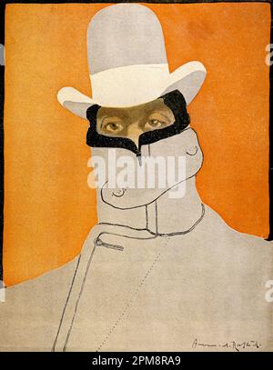 Caricature de Giacomo Puccini, 1902 a l'Assiette au beurre, 1902 par Aroun-al-Rascid (Umberto Brunelleschi, dit) (1879 -1949) Foto Stock