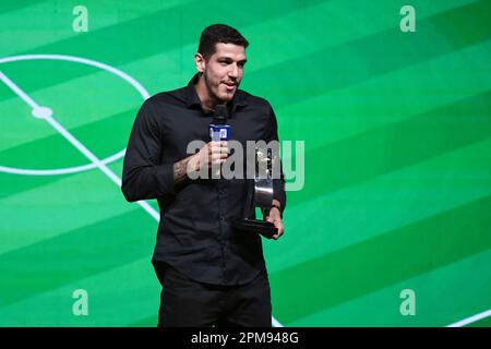 Rio, Brasile - 10 aprile 2023, miglior difensore Nino durante la cerimonia di premiazione del Campionato Carioca 2023 Foto Stock