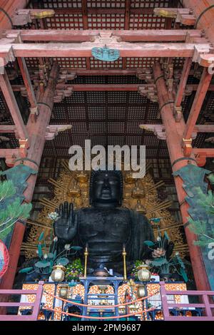 Nara, Giappone - 22 marzo 2023: Il tempio Todaiji è un tempio buddista di Nara, Giappone. Foto Stock