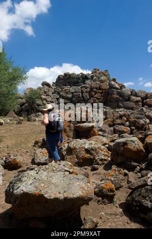 Nuraghe Arrubiu, Orroli, Ogliastra, Sardegna. E' il più imponente complesso monumento megalitico fra tutti questi presenti nell'Isola e fra i più impo Foto Stock