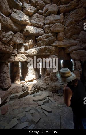 Nuraghe Arrubiu, Orroli, Ogliastra, Sardegna. E' il più imponente complesso monumento megalitico fra tutti questi presenti nell'Isola e fra i più impo Foto Stock