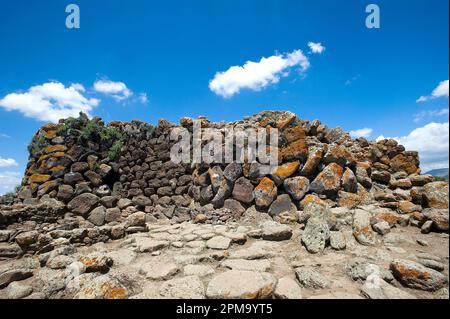 Nuraghe Arrubiu, Orroli, Ogliastra, Sardegna. E' il più imponente complesso monumento megalitico fra tutti questi presenti nell'Isola e fra i più impo Foto Stock