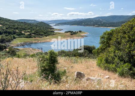 Il Lago di Liscia in Sardegna Foto Stock