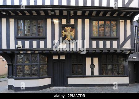 The Golden Cross Inn, Coventry City Centre, West Midlands, Warwickshire, Inghilterra, REGNO UNITO Foto Stock