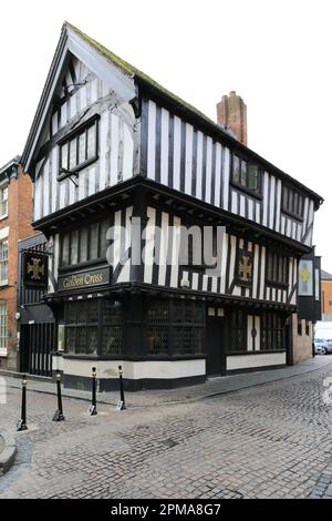 The Golden Cross Inn, Coventry City Centre, West Midlands, Warwickshire, Inghilterra, REGNO UNITO Foto Stock