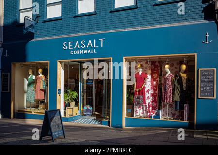 Seasalt Store - Seasalt Cornwall Store a Norwich, Regno Unito. Seasalt Cornwall è un rivenditore di abbigliamento fondato nel 1981 in Cornovaglia. Foto Stock